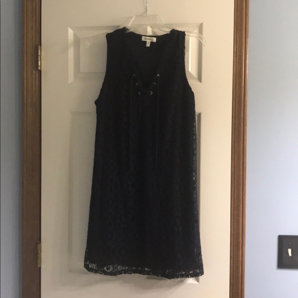 Monteau Navy Lace Dress